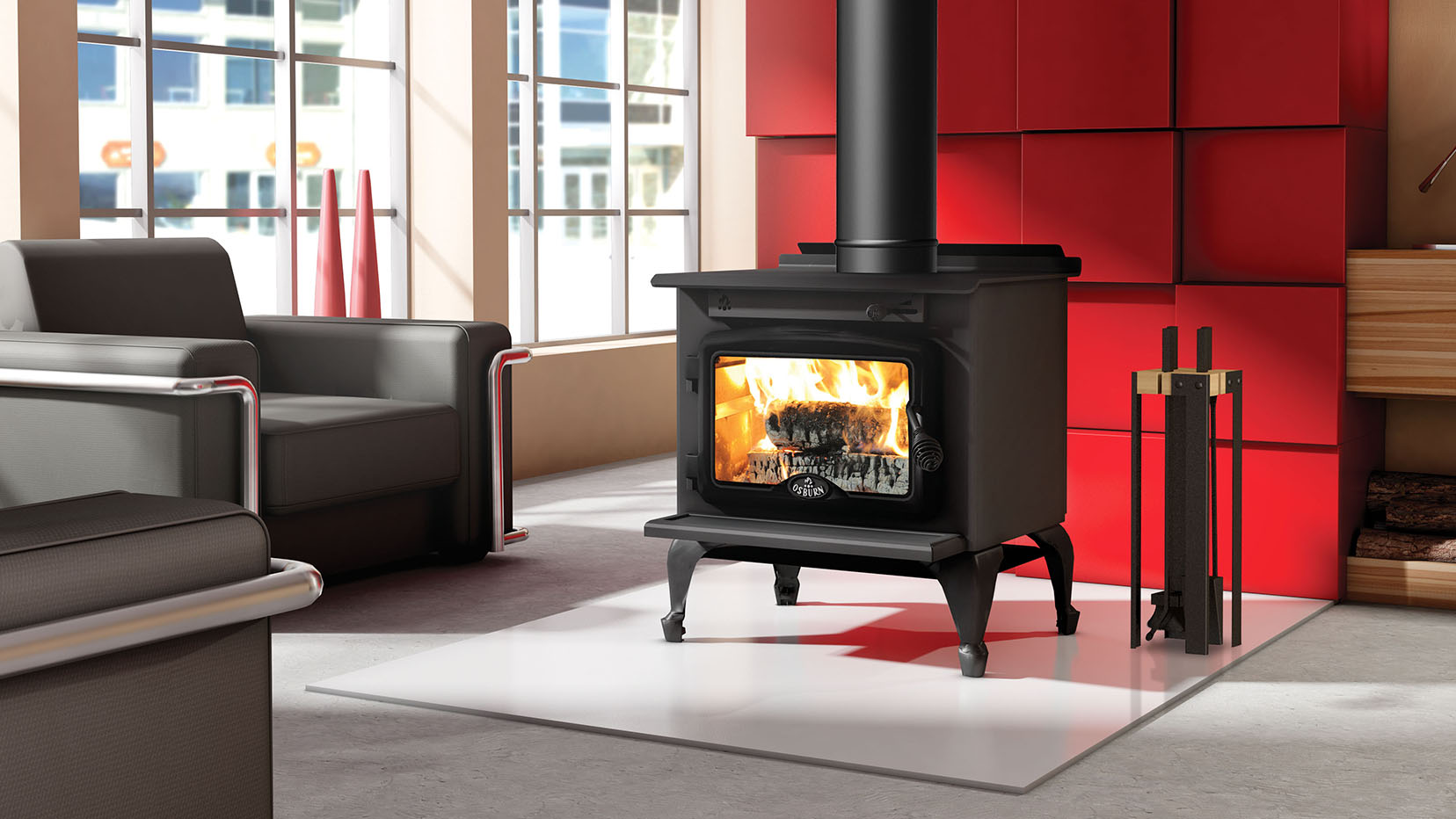 Osburn 900 Wood Fire Flues and Fires