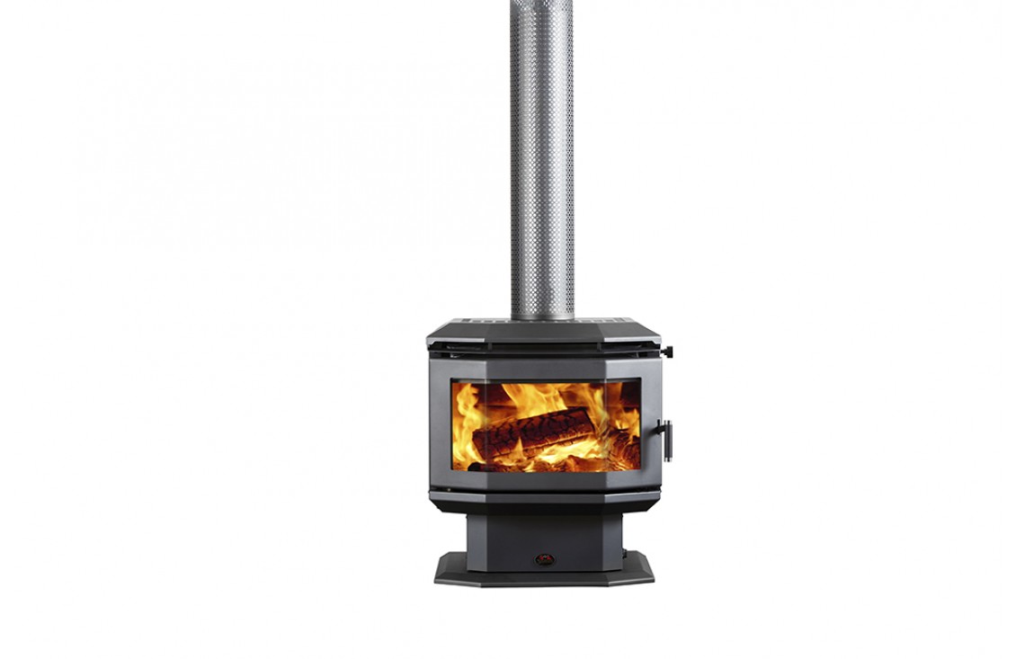 Saxon Rosewood Freestanding | Flues and Fires